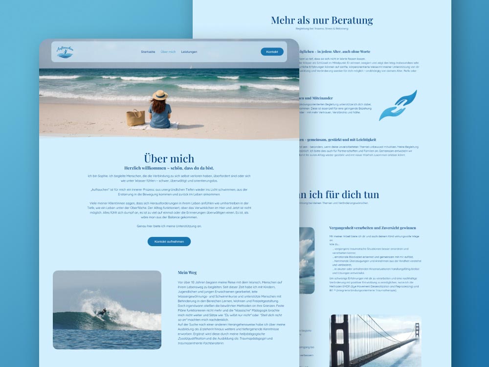 Webdesign Dresden: Praxis-Website mit ruhigem Design Webdesign Dresden: Praxis-Website mit ruhigem Design und vertrauensvoller Gestaltung