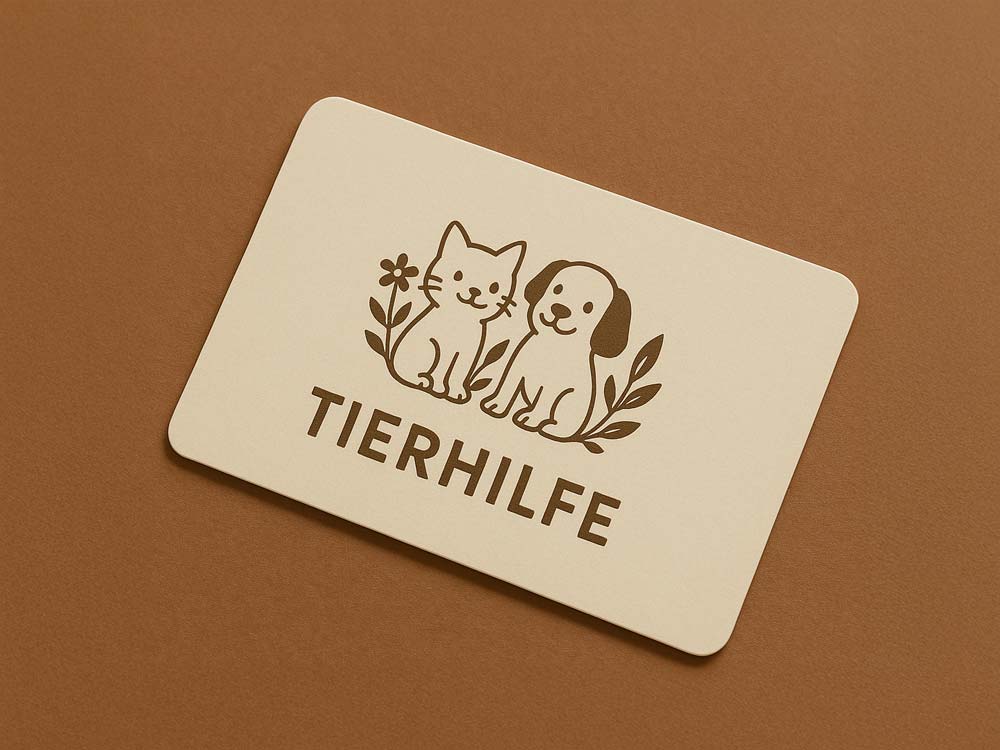 Cleanes Logodesign für eine Marke mit individuellem Tiermotiv